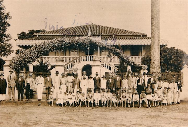 A casa sede da Fazenda Ibicaba no século 19