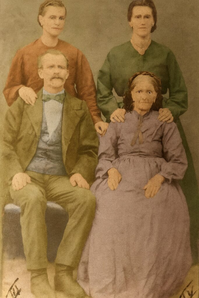 Barbara, Catharina, Frederico Fischer e Catharina Stumpf