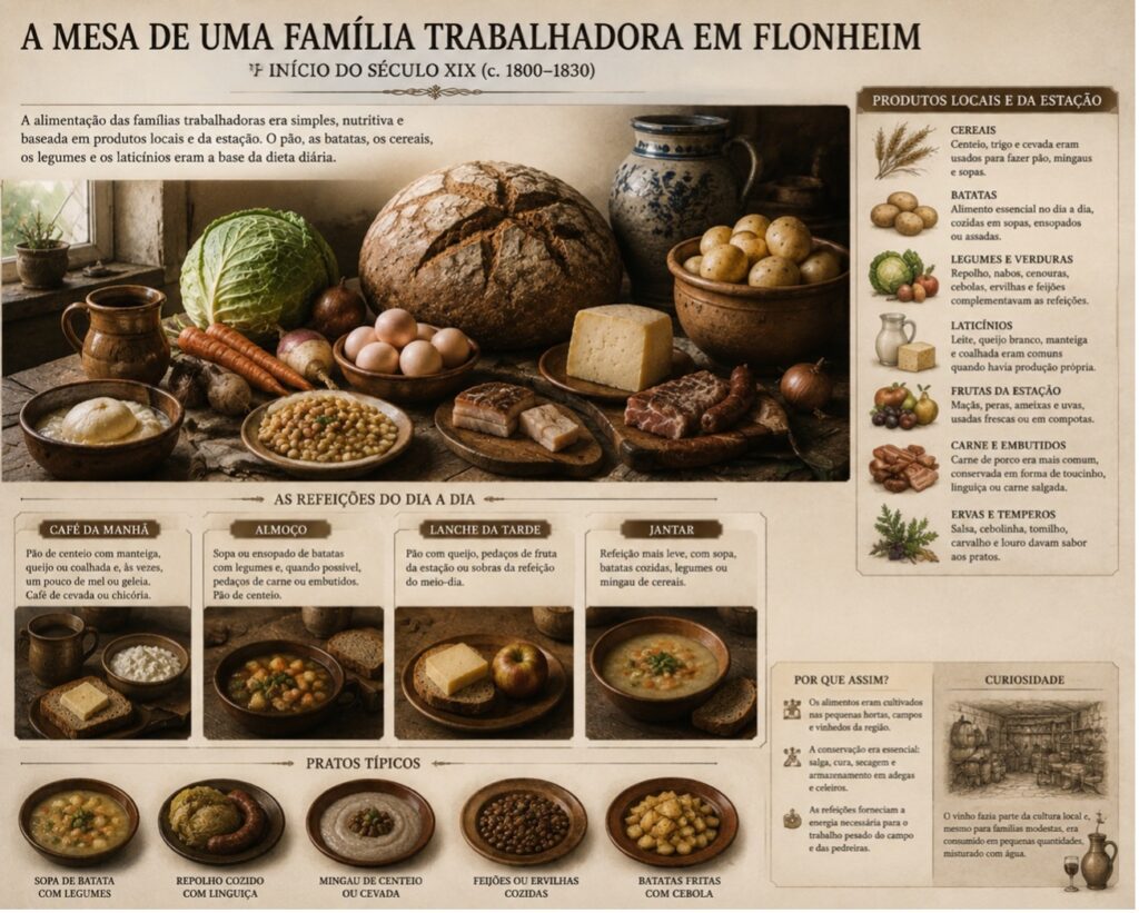 Alimentação em Flonheim no século XIX