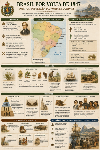 O Brasil em 1847