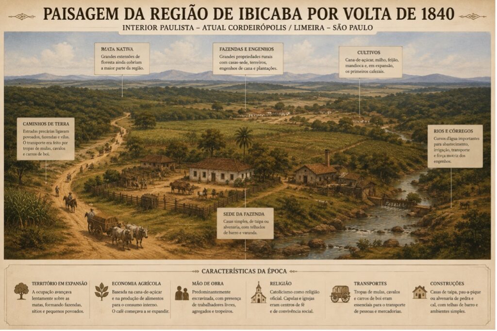 Paisagem da região de Ibicaba