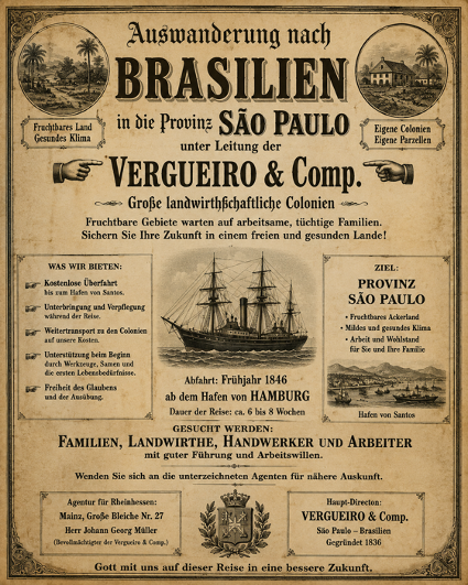 Propaganda para recrutar imigrantes